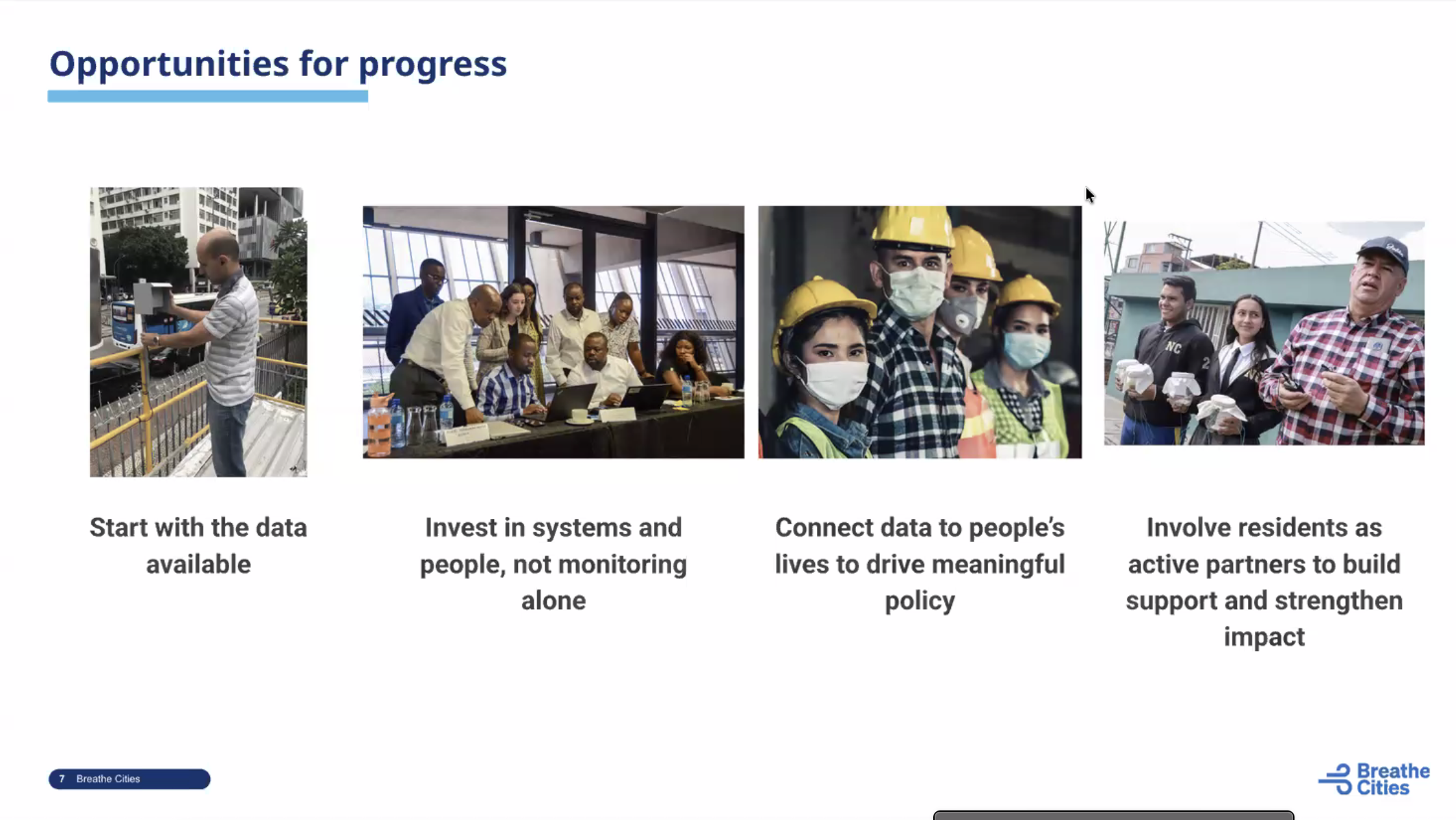 Opportunites for Progress